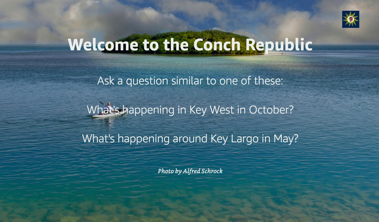 Alexa Skill - The Conch Republic